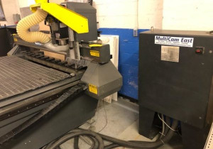 Multicam Model 3-304-R (80” X 120”) 3 Axis Cnc Router With Servo Drives,