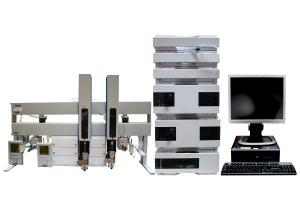 Muestreador automático de doble cabezal Thermo Scientific CTC Analytics con sistema Agilent 1200 HPLC