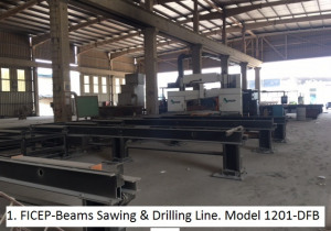 FICEP BEAM DRILLING AND SAWING LINE
