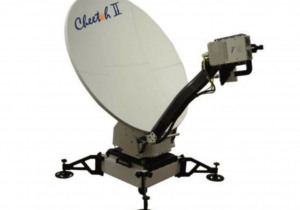 Antena Cheetah II Flyaway VSAT, banda Ka de 85 cm, 5 W, CX-751 V2 MFR L-3 GCS