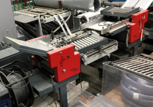 Eurofold 245-235 2 × 2 pocket folding machine with long motorized delivery