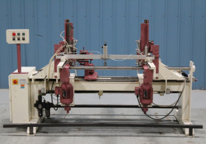 J & P Machinery Modelo 5H VD Máquina perforadora de doble extremo
