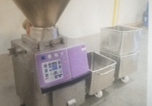 Used HANDTMANN VF80 Vacuum Filler or Stuffer with Loading Device