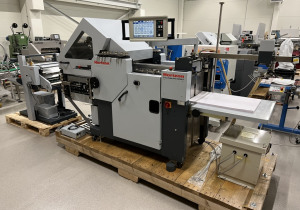 Used Horizon AFC-546 AKT folding machine + PST-40 press