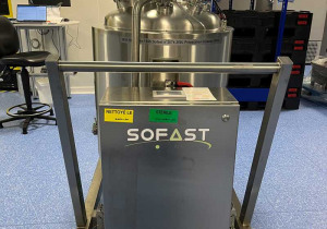 Recipiente de mezcla móvil Sofast CP250 de acero inoxidable de 250 l sin usar