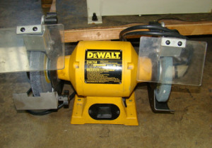 Gebruikte DEWALT, #DW758, 8" wiel, 1" breed, 3/4 PK, 3 fase, 3600 rpm, als nieuw