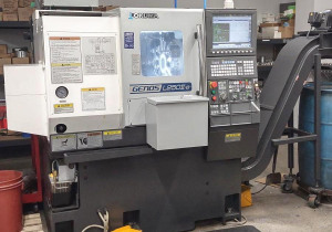 Used OKUMA GENOS L250IIE CNC TURNING CENTER