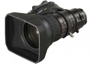 Used Fujinon HTs18x4.2BERM-M 1/3" Premier HD Digital lens with 2x ext