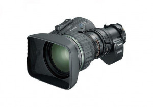 Lente padrão Canon KJ17ex7.7B IRSE 2/3" 17x HDgc Digital ENG/EFP HDTV padrão usada