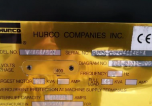 Centro de usinagem HURCO VMX64/50T - vertical
