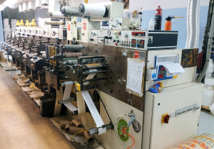 Máquina de impressão de etiquetas Nilpeter F-240A