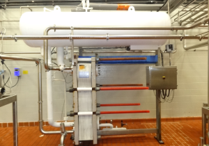 Refrigeratore ad ammoniaca con piastra e telaio Alfa-Laval