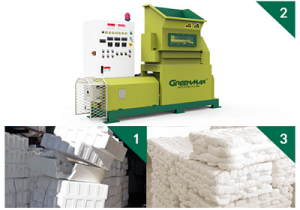 GREENMAX Recycling machine Foam Densifier M-C50