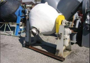Secador a vácuo de cone duplo Patterson-Kelly de 10 pés cúbicos usado, 304 S/S