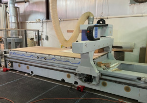 Centro de máquinas Weeke BHP 200-CNC usado com mesa NESTING