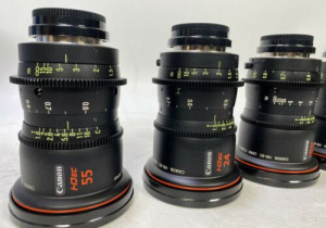 CANON HD-EC FJ Prime conjunto de montagem de 2/3" conjunto de 6 lentes: 5/9/14/24/35/55mm NOVO