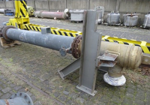 Intercambiador de calor de acero inoxidable Heckmannwerk Gmbh Shell Tube de 355 pies cuadrados usados