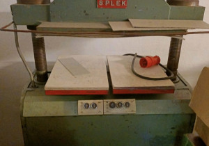 Prensa de libros Splek IIB usada / placas gemelas / Hidráulica