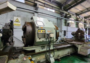 IKEGAI 60” x 532” Model ANC-75 Double End CNC Oil Country Lathe With 29” Hole Thru the Spindle. Fanuc 0T CNC Controls. 1992
