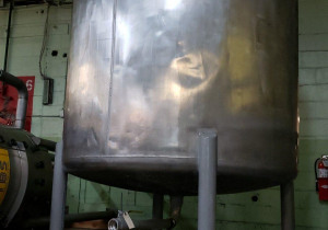 Tank Silo In Stainless Steel Metalcraft Inc. 3000 Lit / 700Us Gal