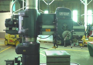 American Hole Wizard 4' X 15" Radial Arm Drill