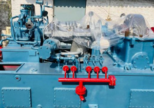Used 2500 kW APE Belliss (1993) make, Back Pressure type Steam Turbine Generator Set.
