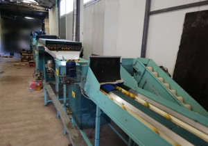 Used sorting machine Calibrator with washing and sorting of fruits and vegetables Orange