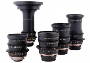 Used SET Canon Lenses EJ T1.5 6,10,15,24,35mm B4-mount