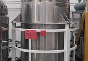Used Kettle, 325 Gallon, Stainless Steel, Jacketed, Triple Motion Agitated, High Shear