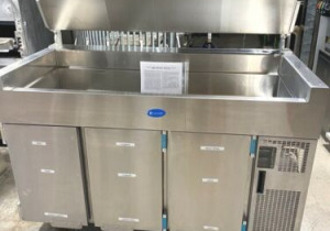 Resfriador Usado/ Estação de Empanamento Randell WPR1R3-CFA65/ Refrigerado