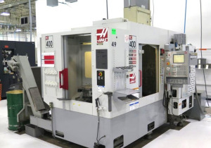 HAAS EC-400 4-AXIS PRECISION HORIZONTAL MACHINING CENTER with 16" pallets