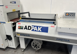 Used AdPack L sealer and heat tunnel
