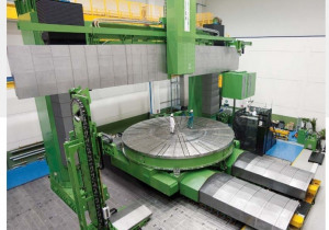 CNC Vertical Lathe Model AP 140 TMY, table diameter 8,000mm. Turning diameter 14,000 mm.