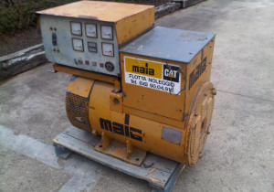 Used Marelli Motori M7B 250 SA/4 generator with control panel to suit CAT engine