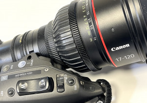 Lente Canon CN7x17 KAS S/P1 USADA 17-120mm T2.95-3.9 4K Cine-Servo PL
