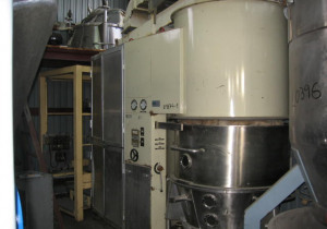 Used CALMIC-CISA TYPE C12 MK STAINLESS STEEL BATCH FLUID BED DRYER