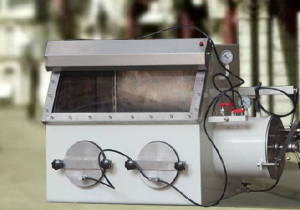 Used Laboratory Small Stainless Steel Vacuum Glove Box