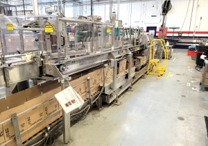 Used Hartness 825 Soft Drop Case Packer With Laner