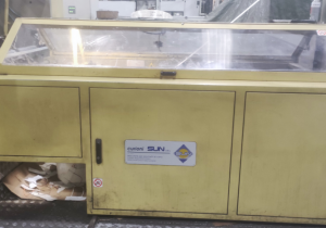 Used 2007 CURIONI SUN MASTER 350 (Gearless/Servo) paper bag making  machine with twisted handles units