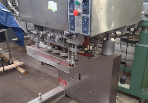 Used Acasi CA 4000 automatic capper with Waterfall Feed