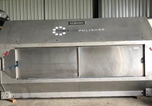 Used Haith 4m Stainless steel direct drive polisher 15 rollers