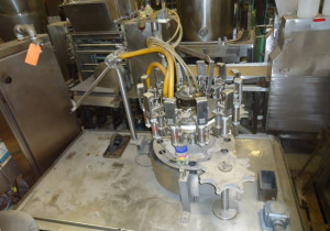 Used Pacific 12 Head Rotary Positive Displacement Filler