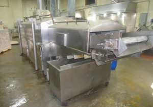 Used Heat And Control/ Mastermatic 34 Inch Wide Stainless Steel Gas Fired Continuous Fryer
