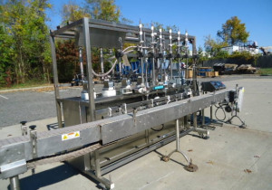 Used Inline Filling Systems Servo Positive Displacement Filling Machine