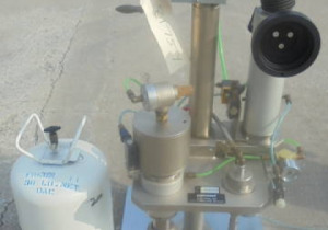 Combinación de gasificador y prensador Pamasol Aerosol usados, funcionamiento con pedal