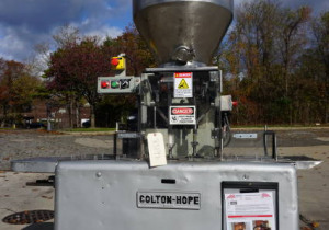 Used Colton Hope Twin Head Piston Filler, Bottom-Up Filling