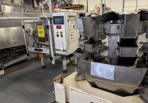 Used Hayssen 12-16Hr Vertical Form Fill & Seal Machine, With Yamato 8 Head Rotary Scales