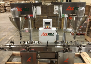Used All Fill Dha-600 Dual Auger Automatic Powder Filler
