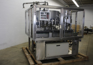 Used Ausere 20 Head Monoblock Rotary Piston Filler And Capper