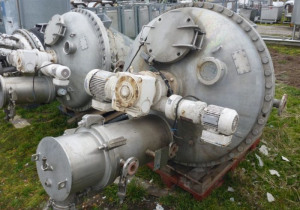 Secador mezclador cónico de acero inoxidable Hosokawa Micron tipo 3-Vdc-22 de 300 litros